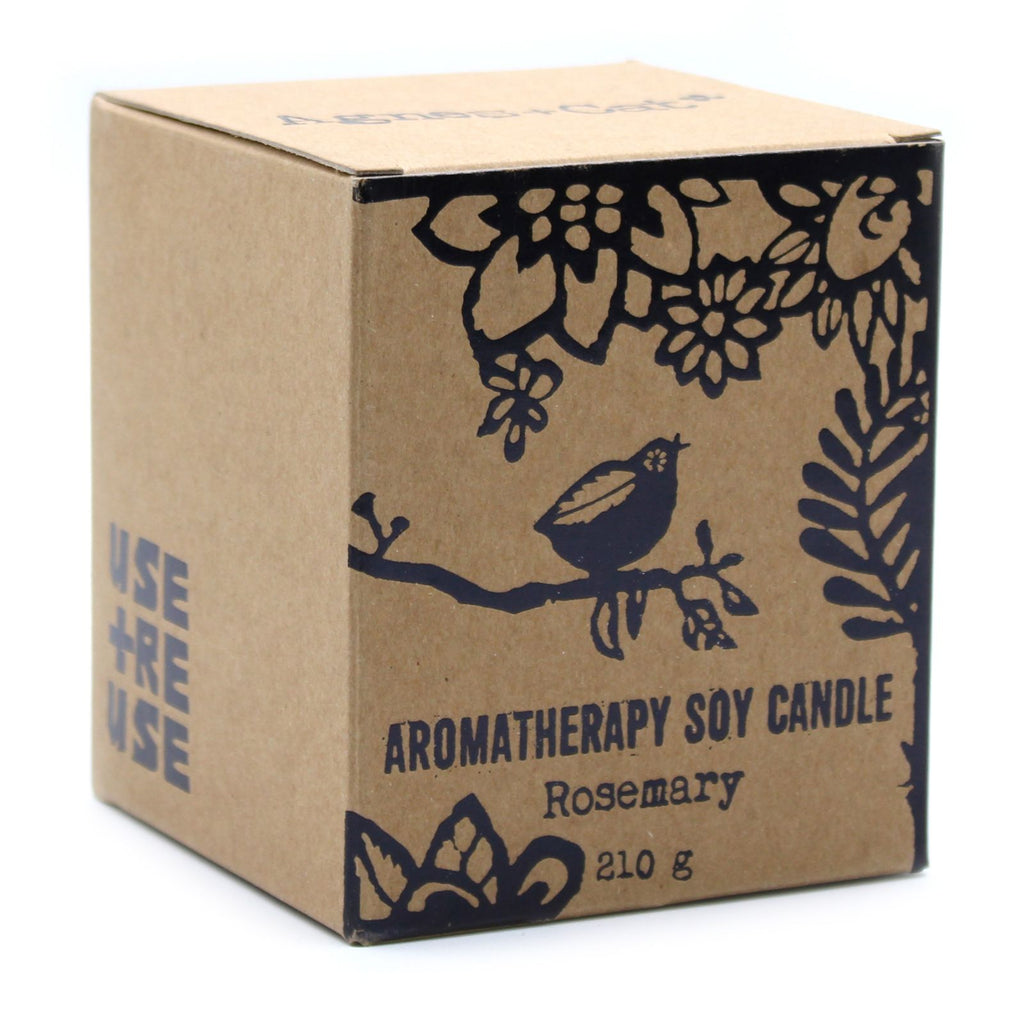 Agnes + Cat Herb Garden Candles - Rosemary - product view 2