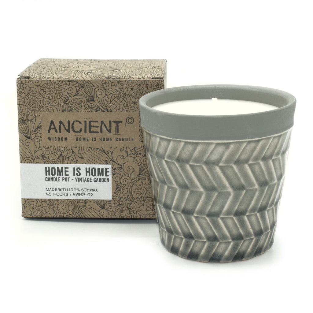 Home is Home Candle Pots - Vintage Garden - product view 2