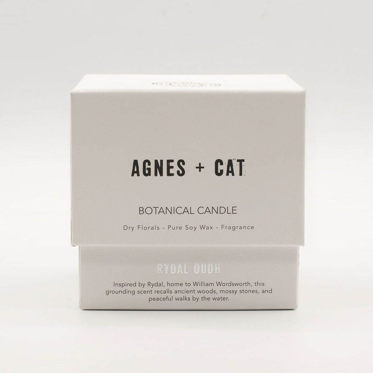 Agnes + Cat Botanical Soy Wax Candle - Rydal Oudh - product view 8