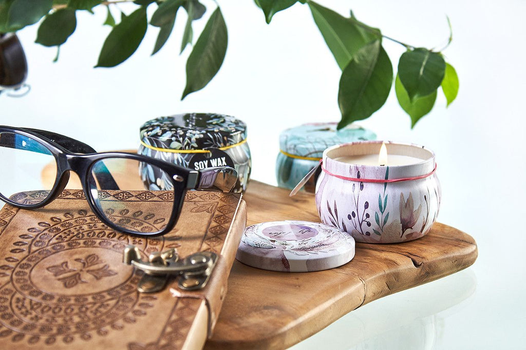 Art Tin Candle - Assorted Design - Friendly Messages - product view 14