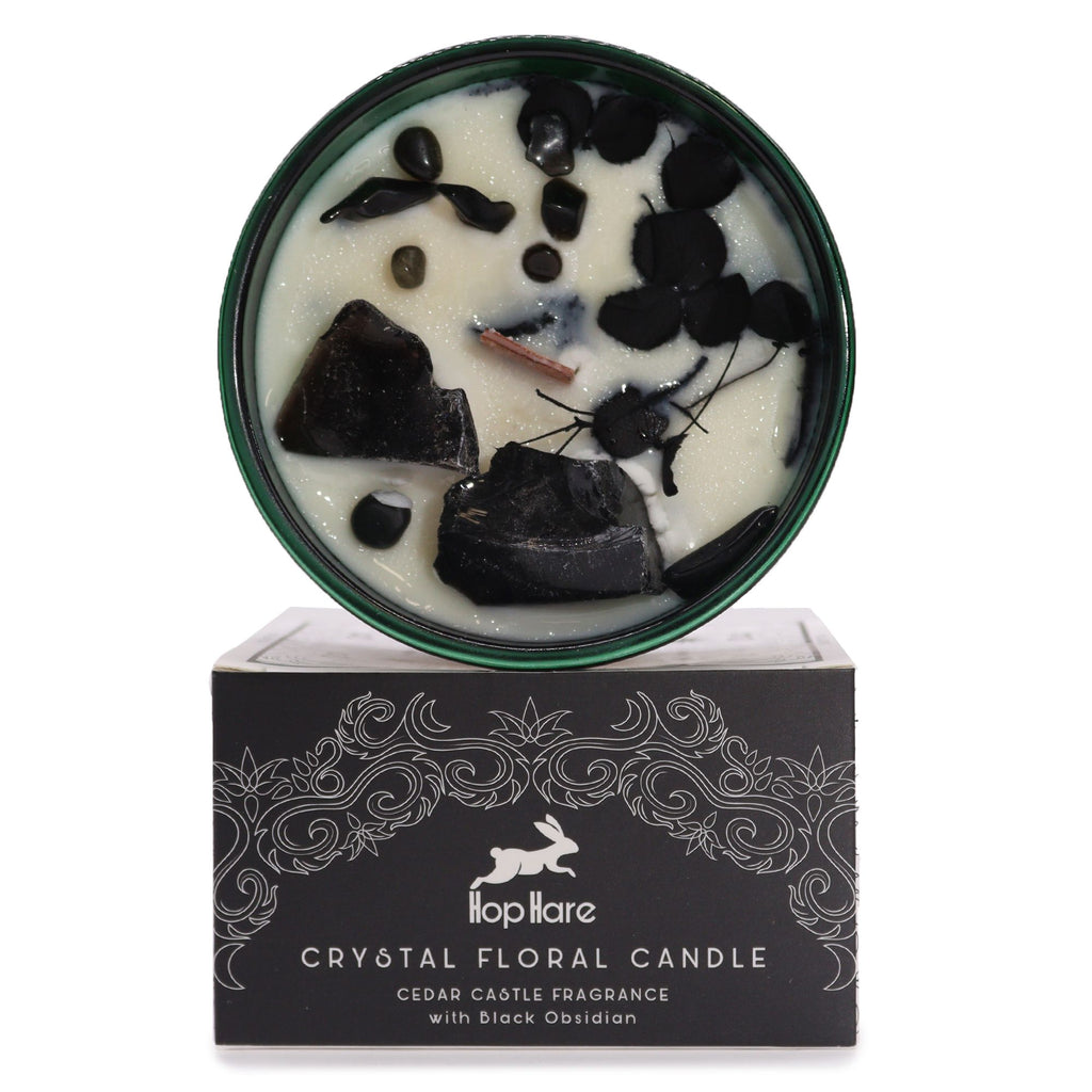 Hop Hare Crystal Magic Flower Candle - The Knight of Swords - product view 2