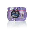 Art Tin Candle - Assorted Design - Sea life - Raspberry