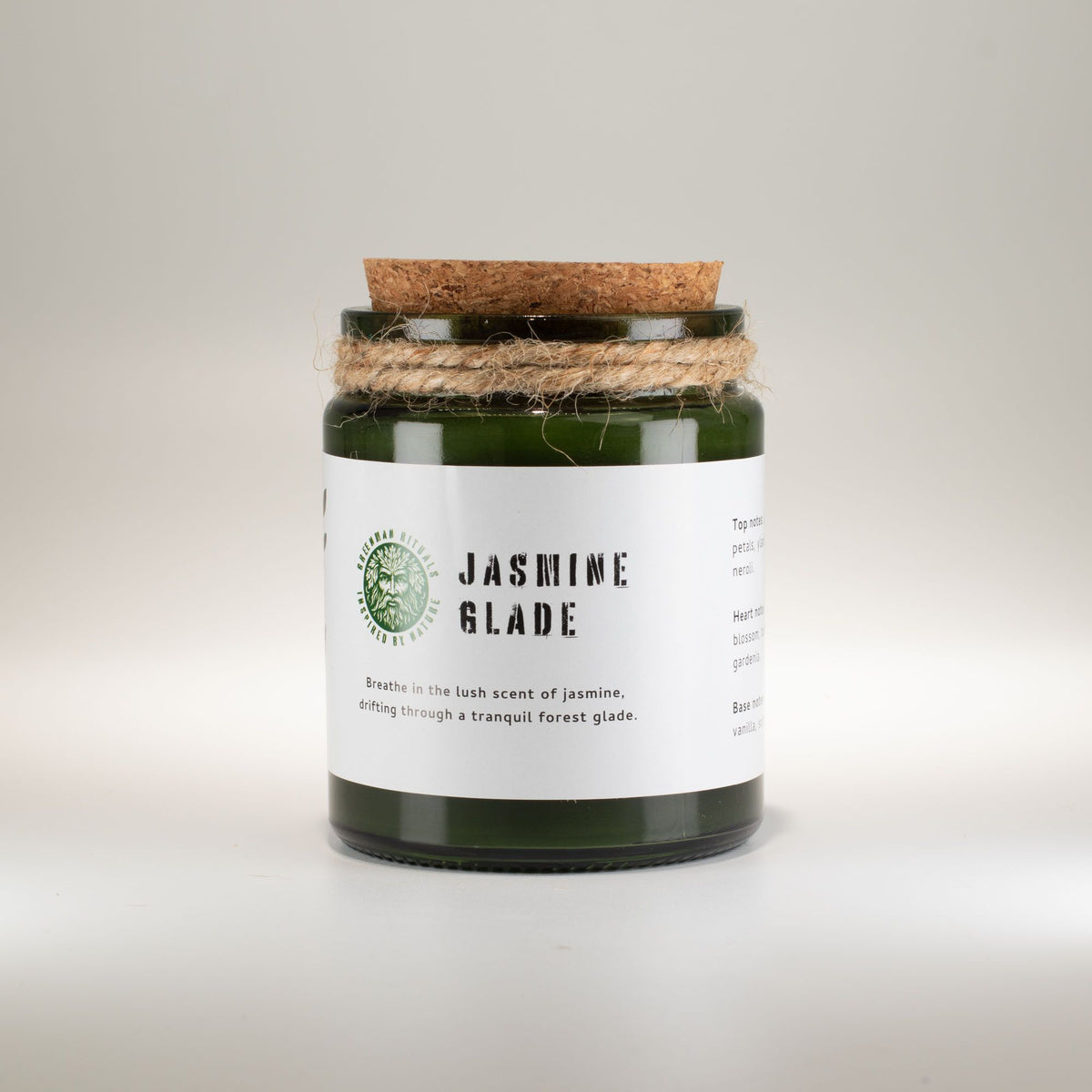Greenman Woodwick Soy Candle - Jasmine Glade - product view 3