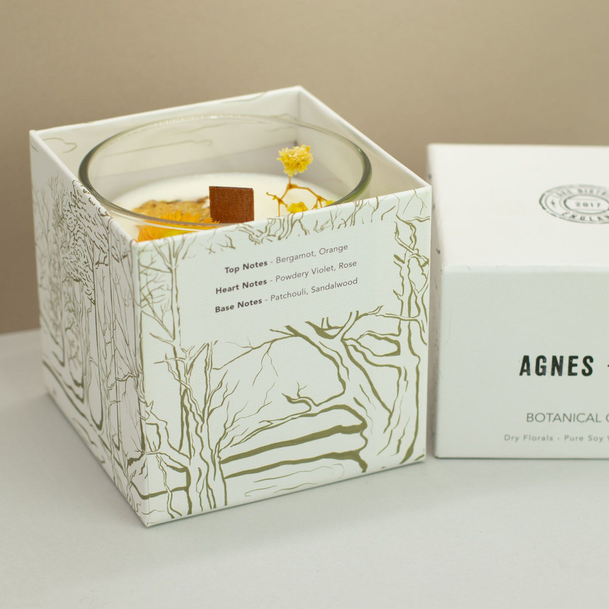 Agnes + Cat Botanical Soy Wax Candle - Rydal Oudh - product view 10