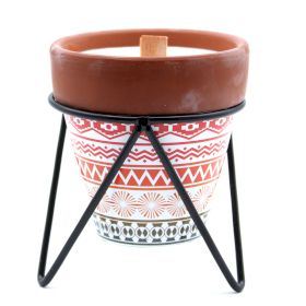 Agnes + Cat Herb Garden Candles - Mint - product view 3