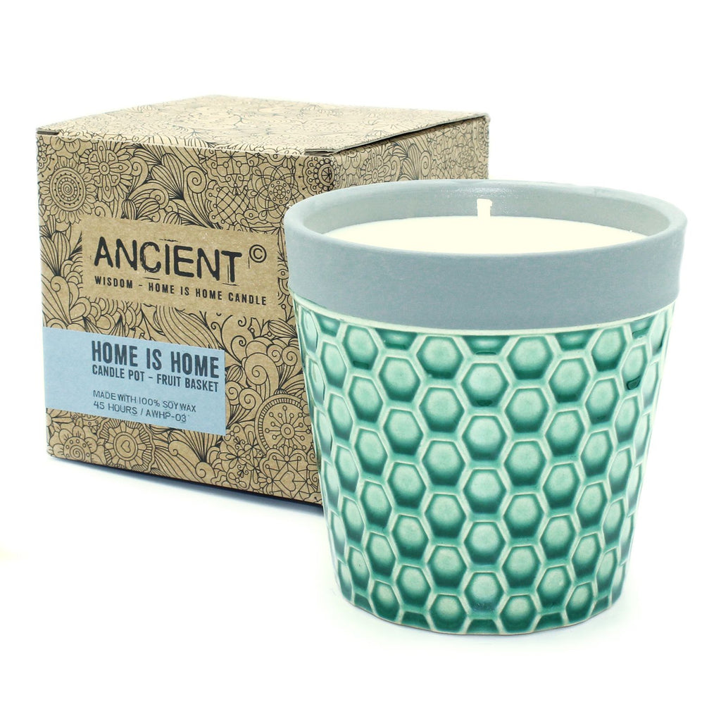 Home is Home Candle Pots - Fruit Basket - product view 2