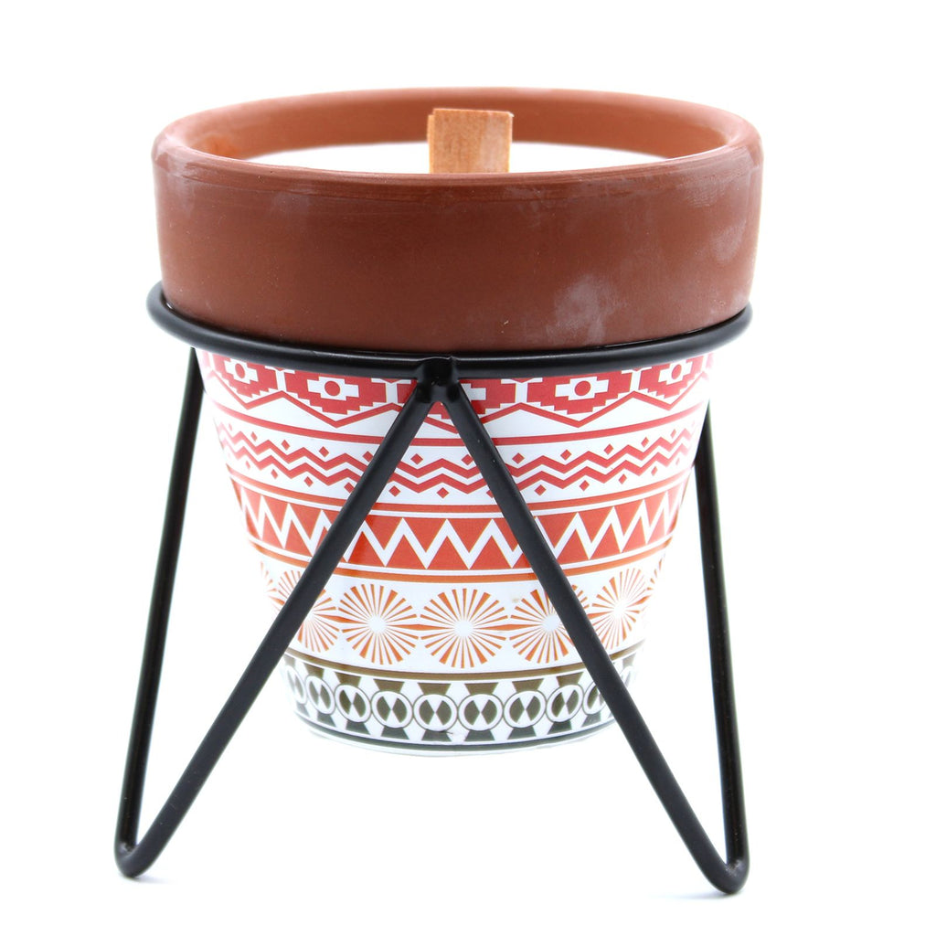Agnes + Cat Herb Garden Candles - Mint - product view 6