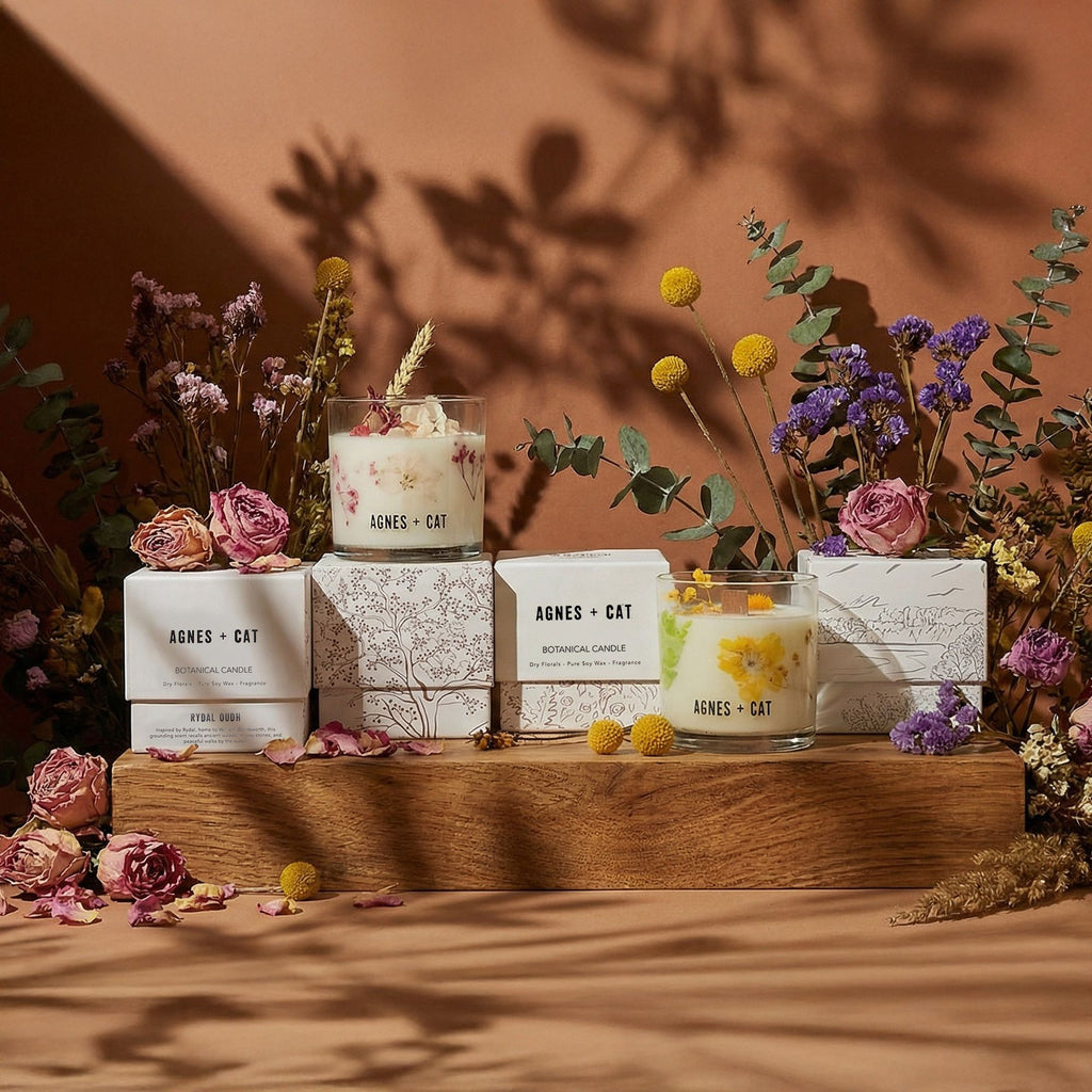 Agnes + Cat Botanical Soy Wax Candle - Moorland - product view 5