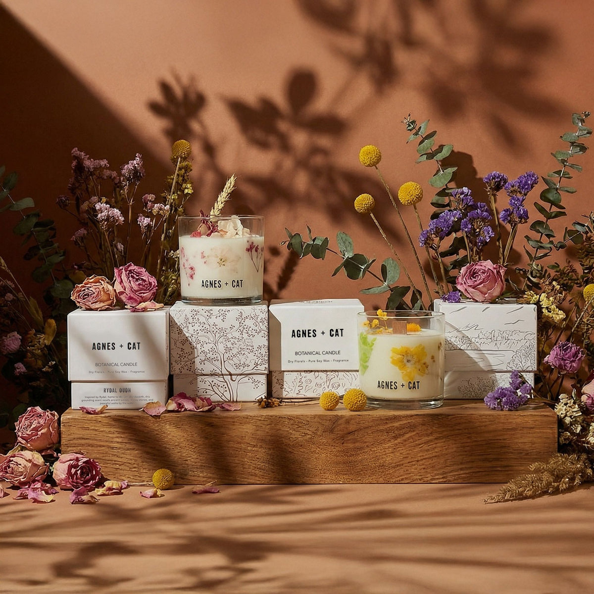 Agnes + Cat Botanical Soy Wax Candle - Moorland - product view 5