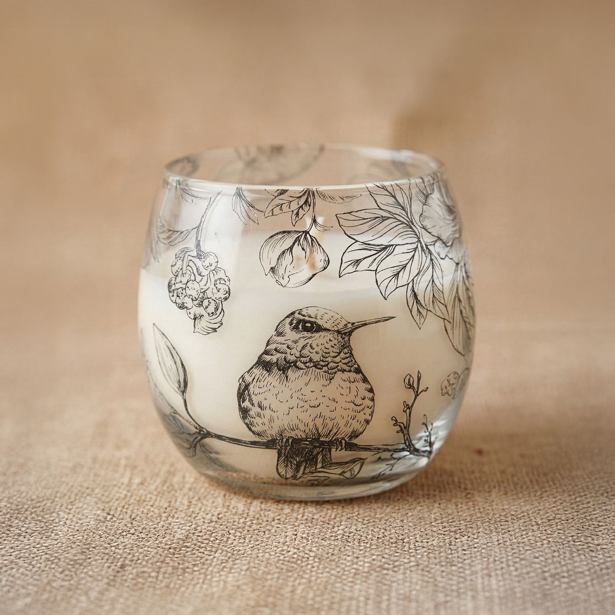 Small Glass Jar Candles - Drawn by Flame - product view 5