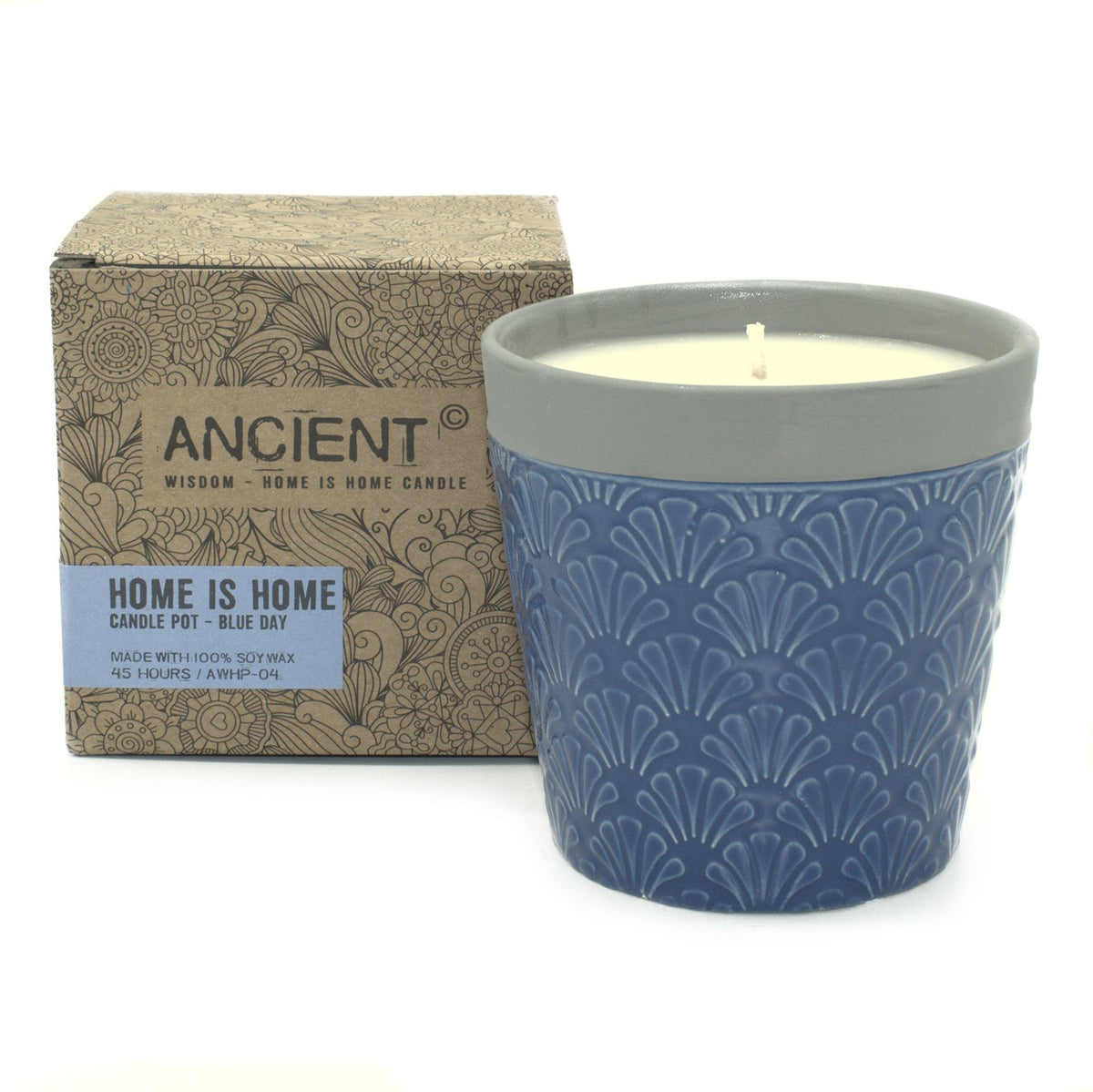 Home is Home Candle Pots - Blue Day - product view 2