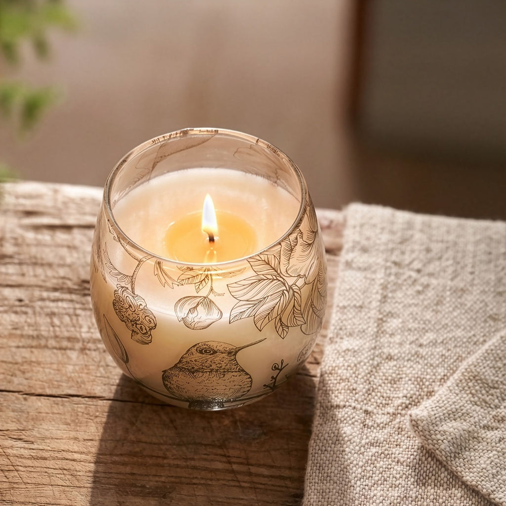 Small Glass Jar Candles - Drawn by Flame - product view 6
