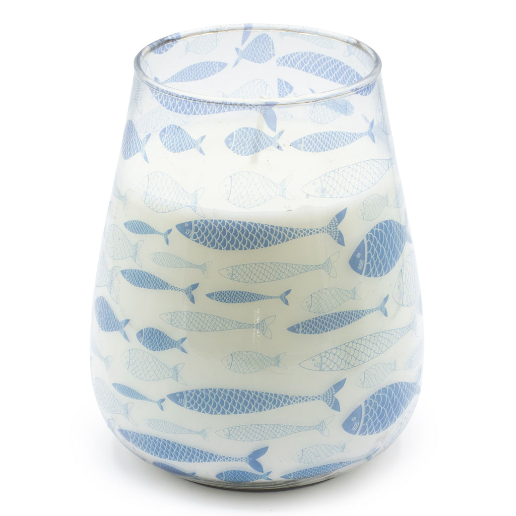 Tall Glass Jar Candles - Seabreeze - product view 2