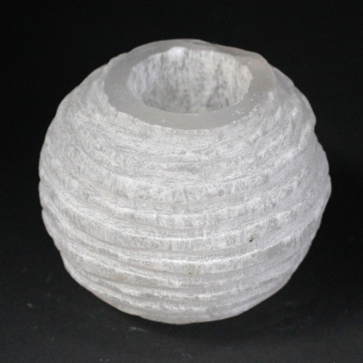 Selenite Snowball Candle Holder - 8 cm - product view 3