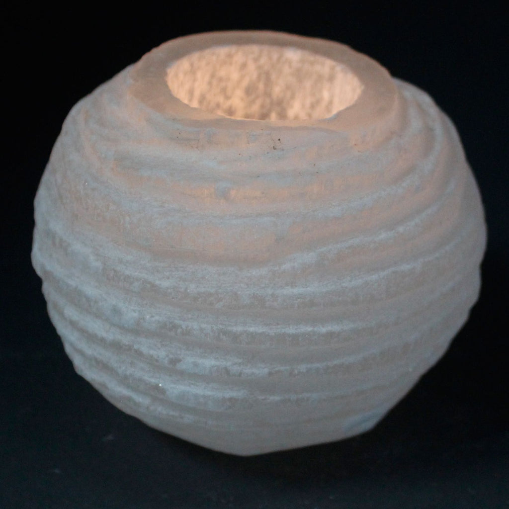 Selenite Snowball Candle Holder - 8 cm - product view 5
