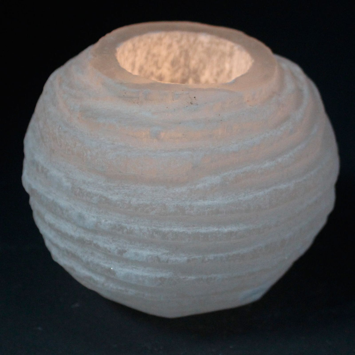 Selenite Snowball Candle Holder - 8 cm - product view 5