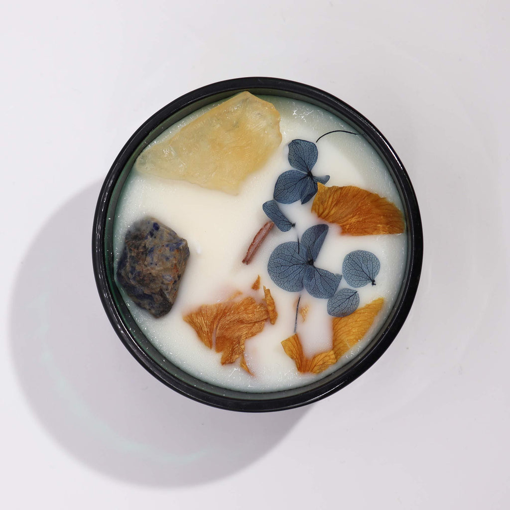 Hop Hare Crystal Magic Flower Candle - The Sun - product view 7