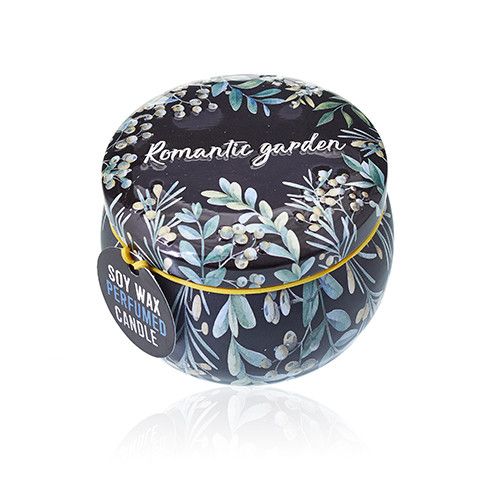 Art Tin Candle - Assorted Design - Romantic Garden - Tea & - product view 9