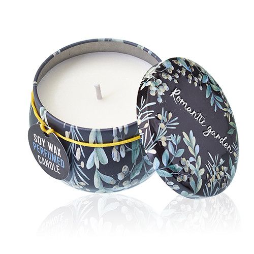 Art Tin Candle - Assorted Design - Romantic Garden - Tea & - product view 5