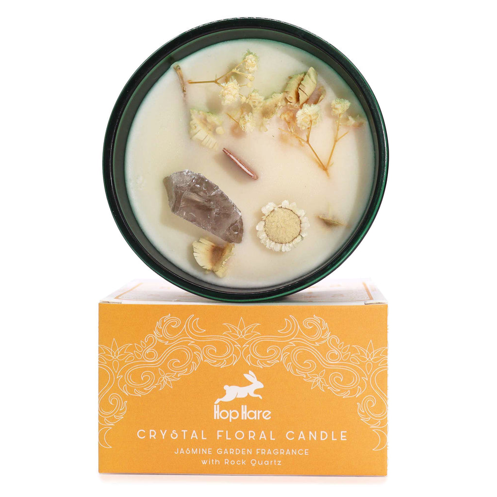 Hop Hare Crystal Magic Flower Candle - The Lion - product view 3