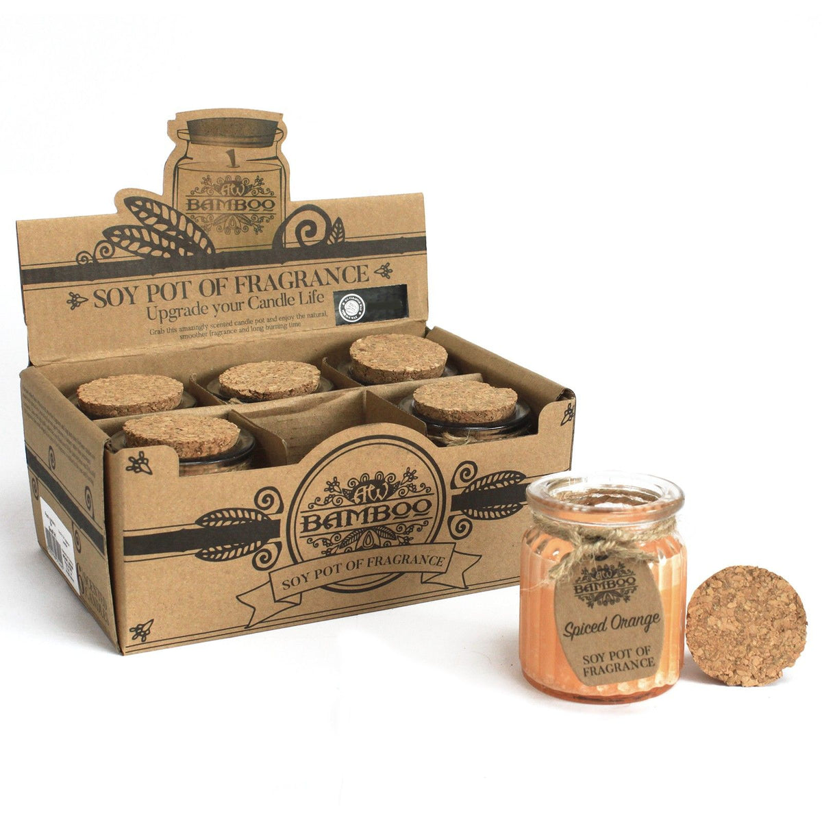 Spiced Orange Soy Pot of Fragrance Candles - product view 2