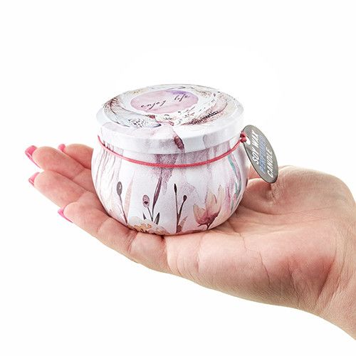Art Tin Candle - Assorted Design - Vintage Christmas
