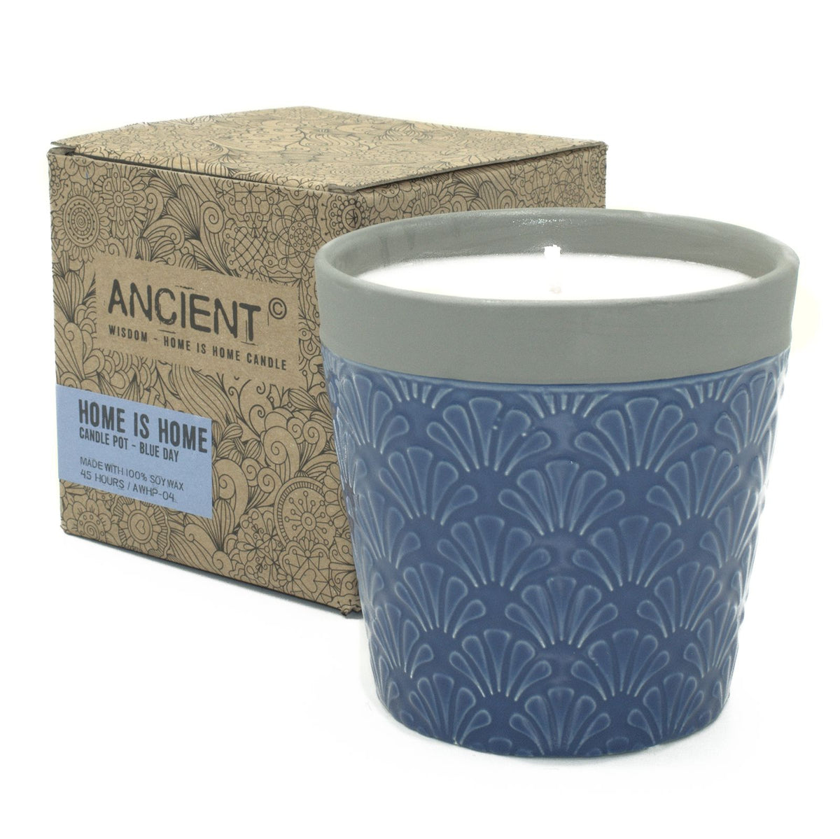 Home is Home Candle Pots - Blue Day - product view 4