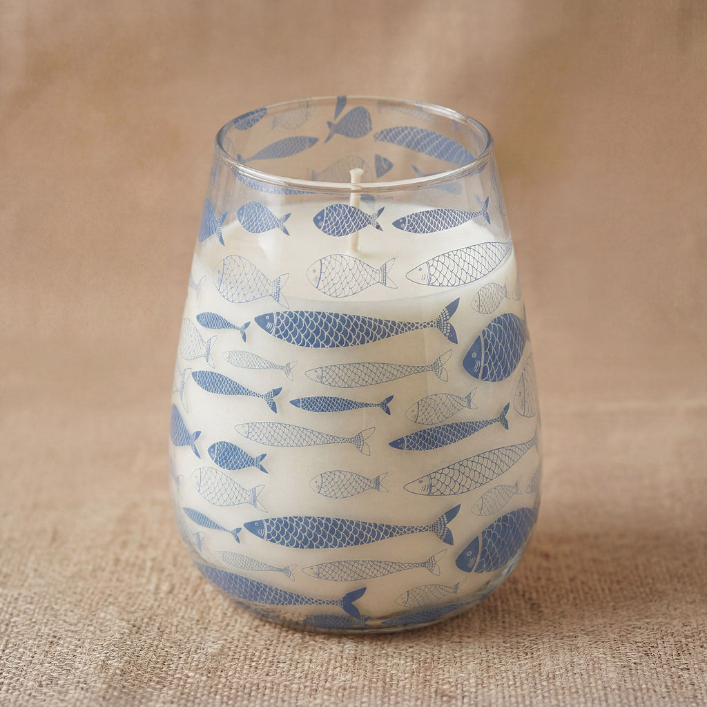 Tall Glass Jar Candles - Seabreeze - product view 4