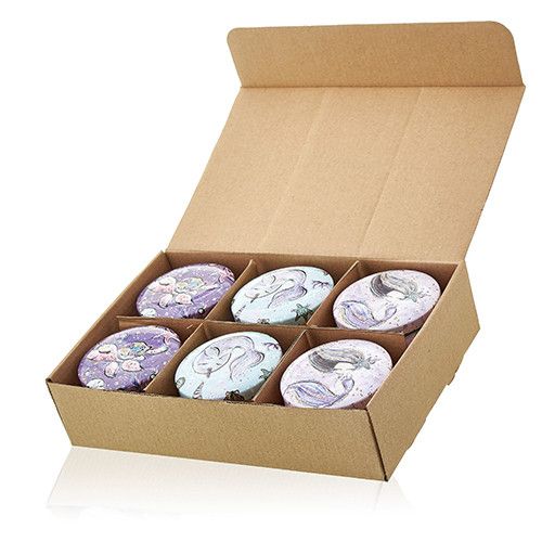 Art Tin Candle - Assorted Design - Sea life - Raspberry - product view 5
