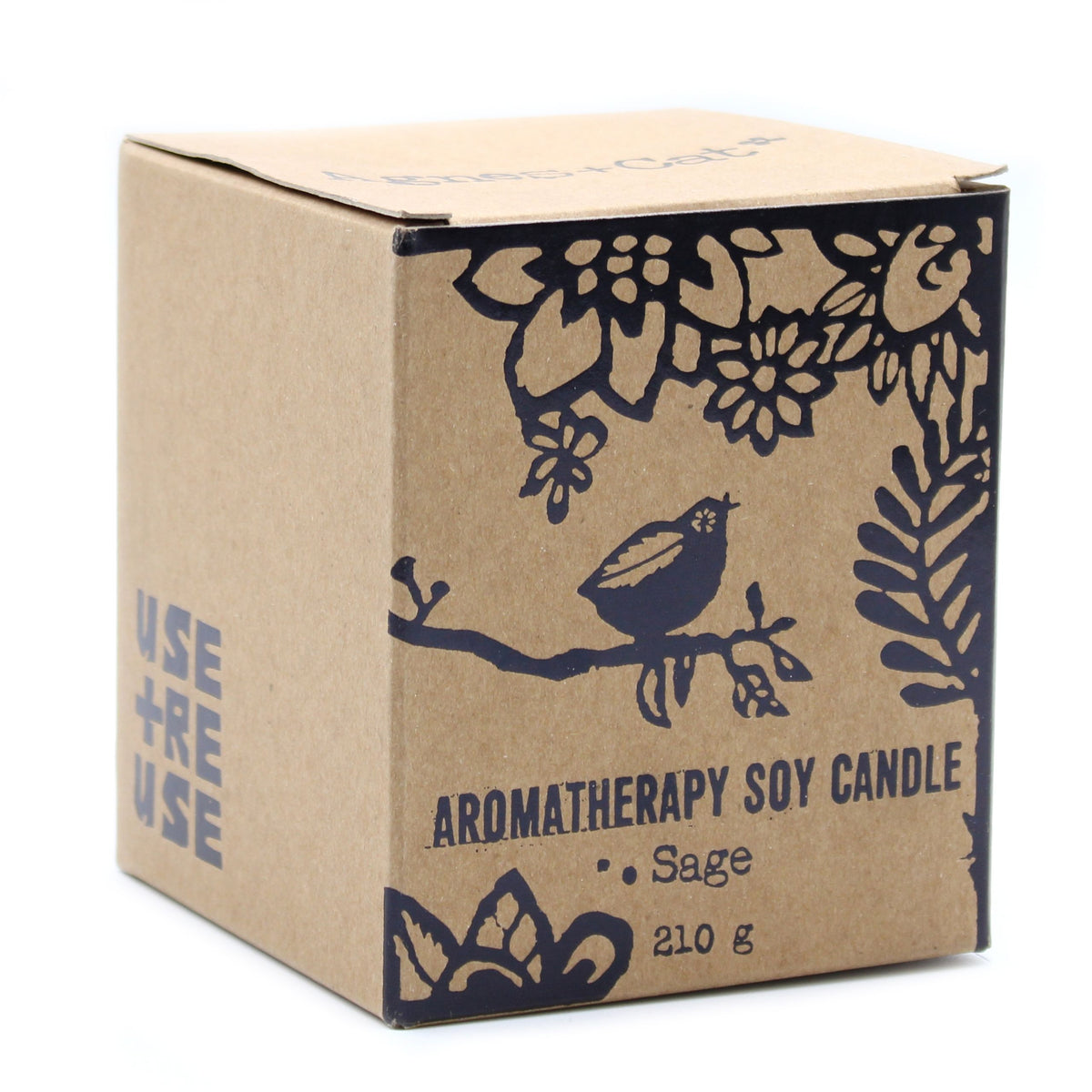 Agnes + Cat Herb Garden Candles - Sage - product view 2