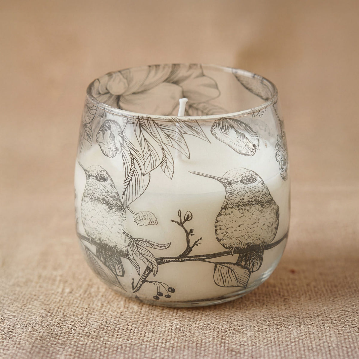 Medium Glass Jar Candles - Drawn by Flame - product view 3