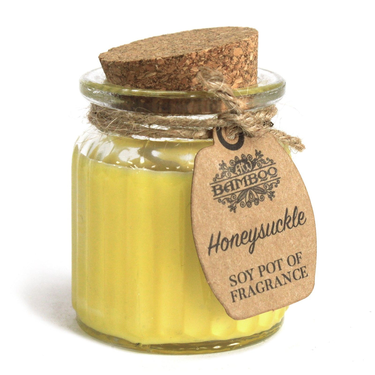 Honeysuckle Soy Pot of Fragrance Candles - product view 3