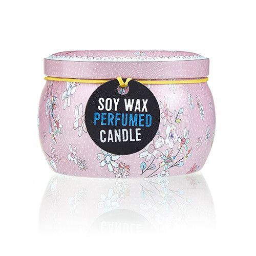 Art Tin Candle - Assorted Design - Friendly Messages - product view 4