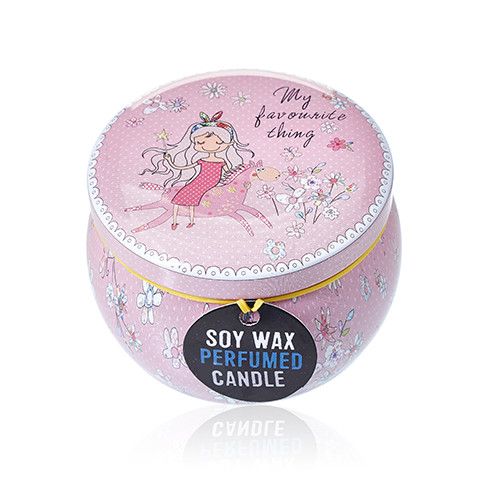 Art Tin Candle - Assorted Design - Friendly Messages - product view 6