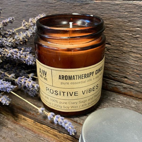 Aromatherapy Candle - Positive Vibes - product view 2