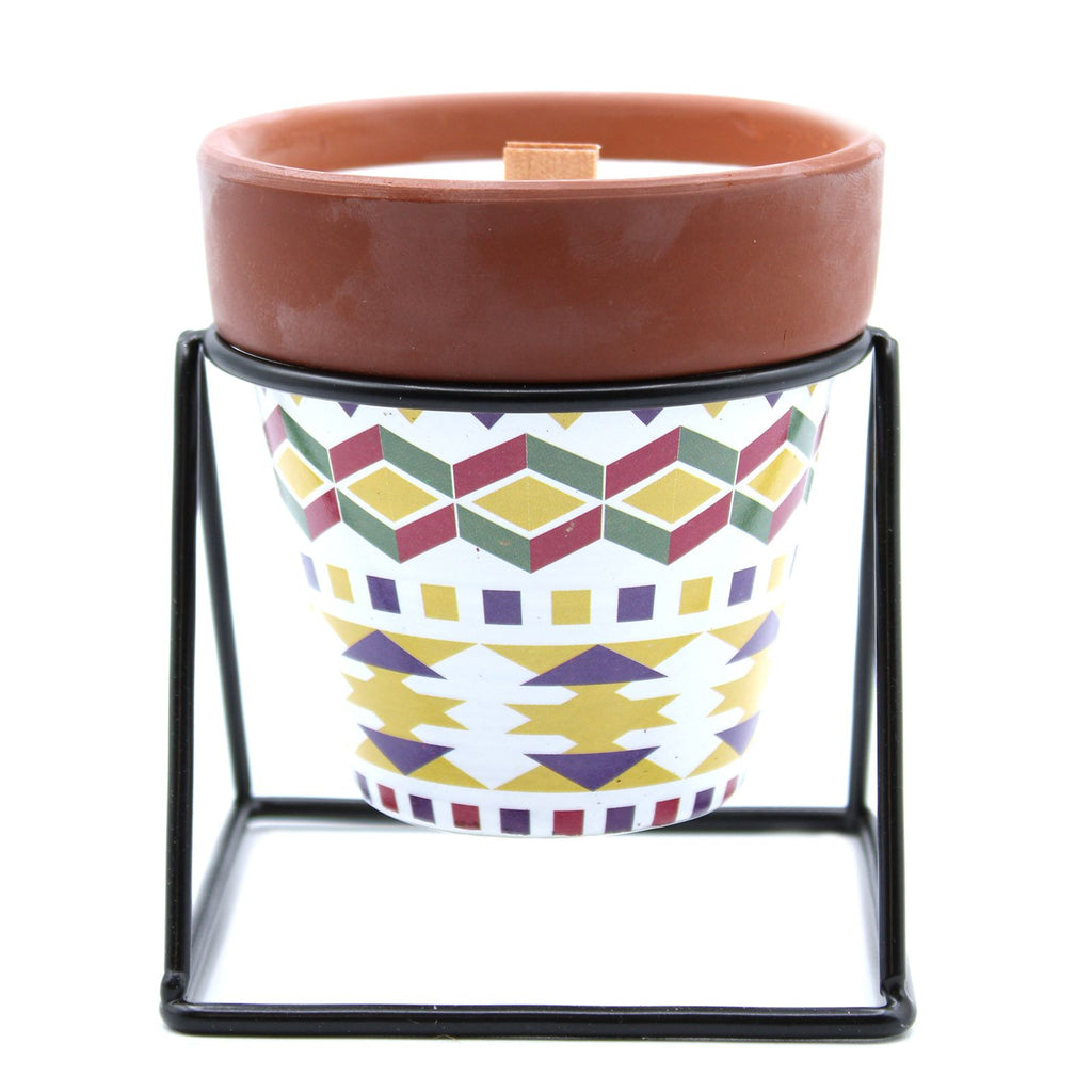 Agnes + Cat Herb Garden Candles - Geranium - product view 6