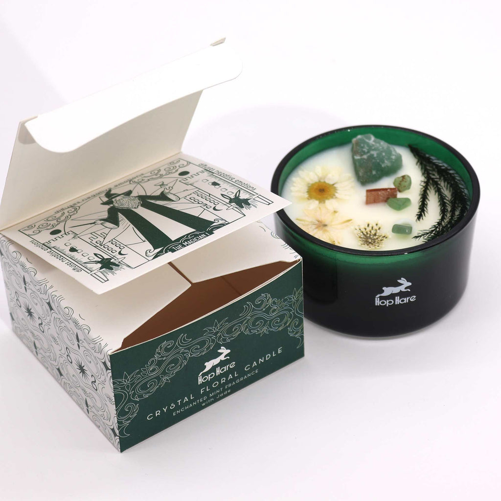 Hop Hare Crystal Magic Flower Candle - The Magician - product view 6