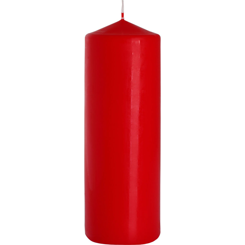 Pillar Candle 80x250mm - Red - product view 3