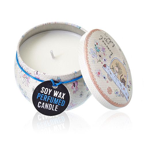 Art Tin Candle - Assorted Design - Friendly Messages - product view 8