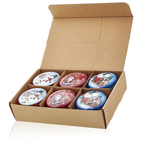 Art Tin Candle - Assorted Design - Vintage Christmas - product view 4