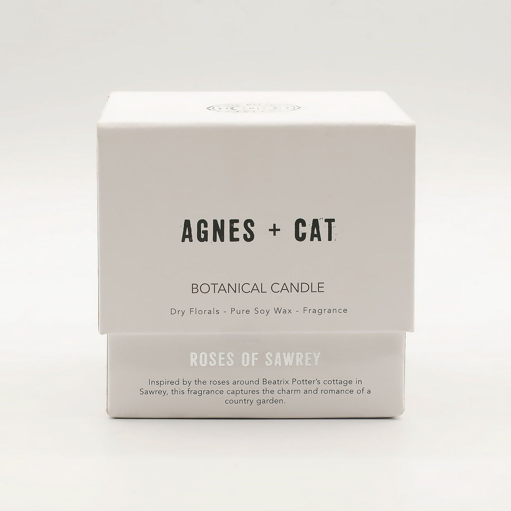 Agnes + Cat Botanical Soy Wax Candle - Roses of Sawrey - product view 6