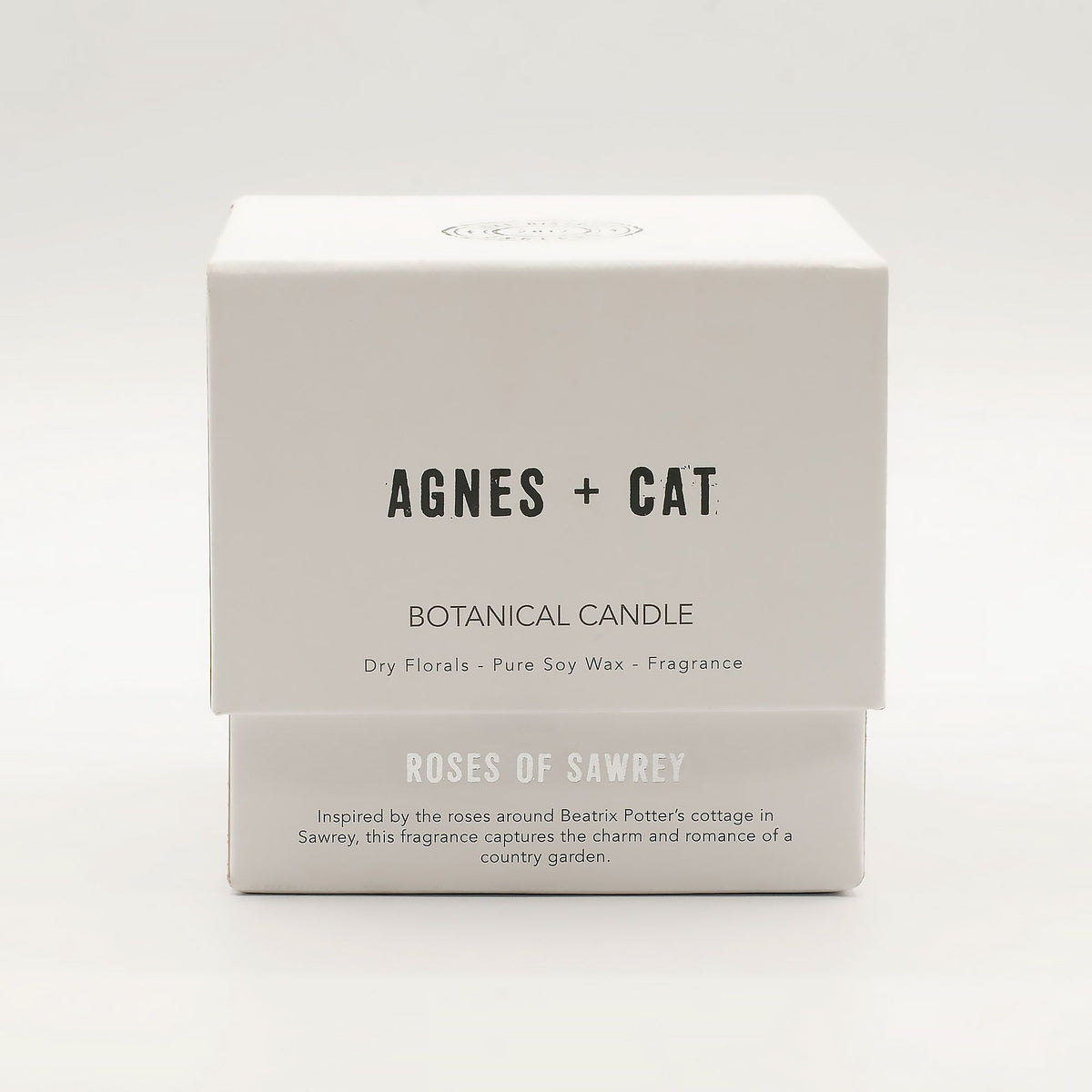 Agnes + Cat Botanical Soy Wax Candle - Roses of Sawrey - product view 6