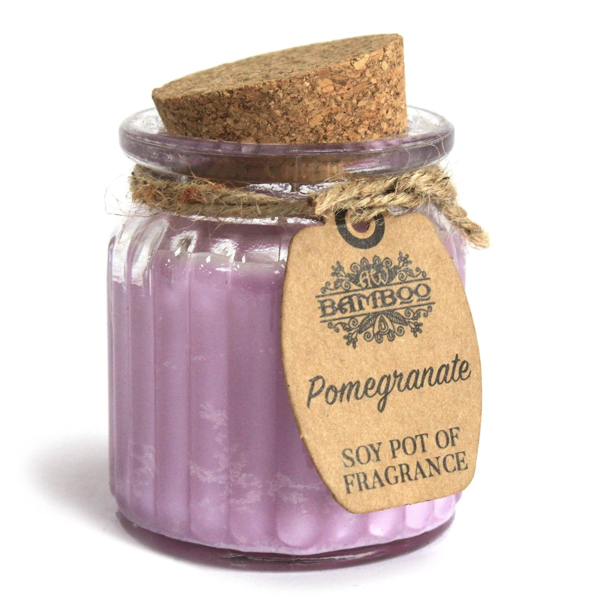Pomegranate Soy Pot of Fragrance Candles - product view 3