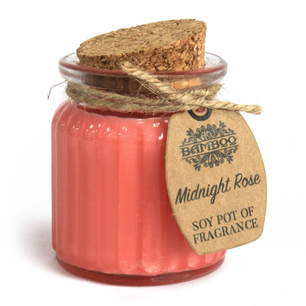Midnight Rose Soy Pot of Fragrance Candles - product view 2