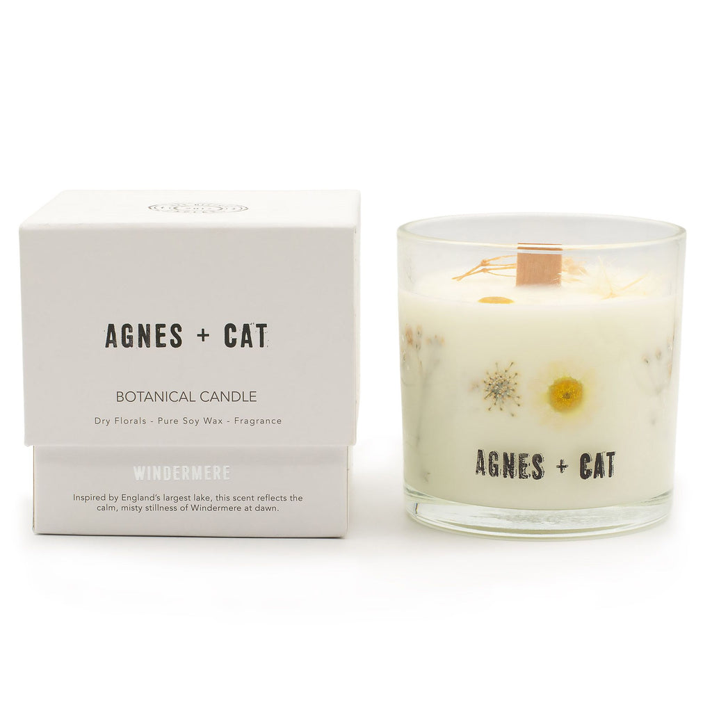 Agnes + Cat Botanical Soy Wax Candle - Windermere - product view 3